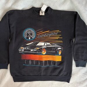 Vintage rare 80s Lamborghini crewneck